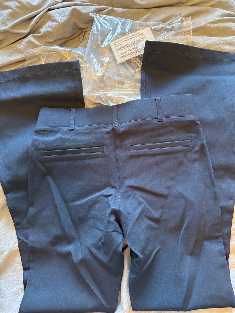 New Betabrand Navy Stretch Dress Pants - Medium - Picture 3 of 3